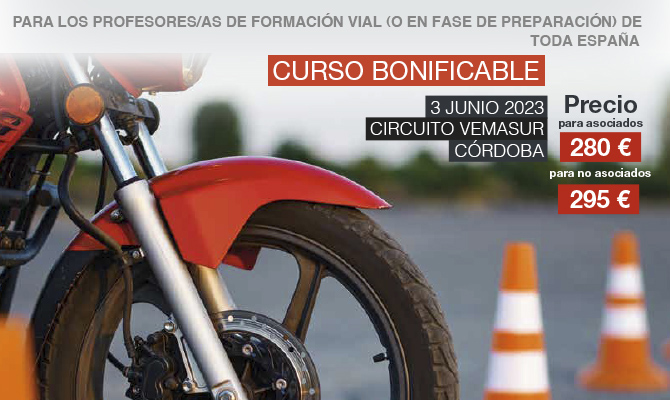 Curso: «Especialización en la enseñanza de la conducción de motocicletas»