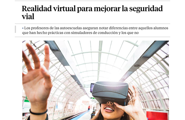 La Vanguardia: Realidad Virtual para mejorar la Seguridad Vial
